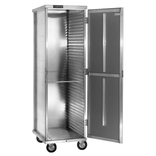 Cres Cor 1501840D 69.75" H Aluminum Solid Door Single Wall Non-Insulated Full Height Mobile Enclosed Cabinet