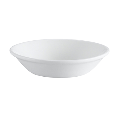 CAC China EVT-44 4.5 Oz. Bone White Porcelain Round Everest Fruit Bowl (3 Dozen Per Case)
