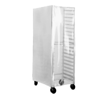 Advance Tabco PRC-1-2X 28" W x 62" H x 23" D Clear Plastic Rack Cover