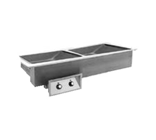 Randell 9560-2-DM 31.9" W Stainless Steel Insulated Electric Drop-In Hot Food Unit - 120 Volts