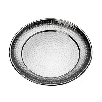 American Metalcraft HMRST1401
 14"
 Stainless Steel
 Round
 Serving Tray