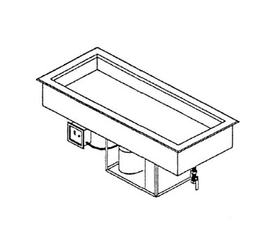 Piper Products 4-CMDI Drop-In Cold Food Unit