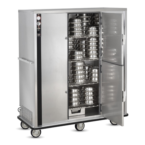 FWE P-200-XL 200 Covered Plates Insulated P-Series Banquet Cart