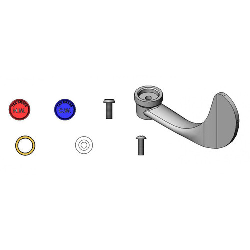 T&S Brass B-WH4-K Wrist-Action Handle 4"
