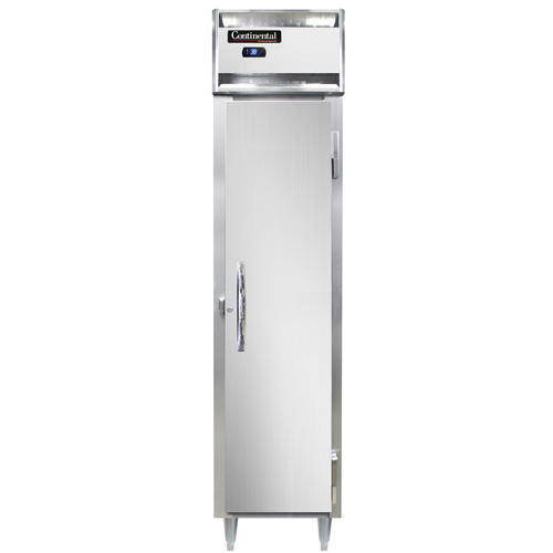 Continental Refrigerator DL1RSES-SS 17.75" W One-Section Solid Door Reach-In Designer Slim Line Refrigerator