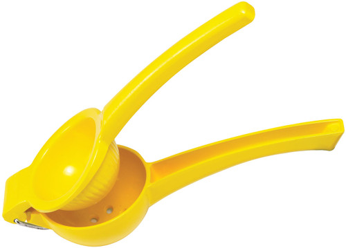 Winco LS-9Y 3" Dia. 8-3/4"L Aluminum Lemon Squeezer