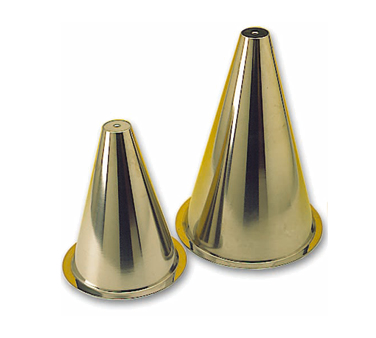 Matfer Bourgeat 340467 Croquembouche Pastry Cone 13-3/4" Dia. x 23-5/8"H Seamless Hollow Stainless Steel