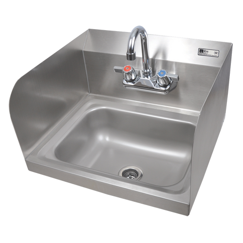 John Boos PBHS-W-1410-P-SSLR 14"W x 10" Pro-Bowl Hand Sink