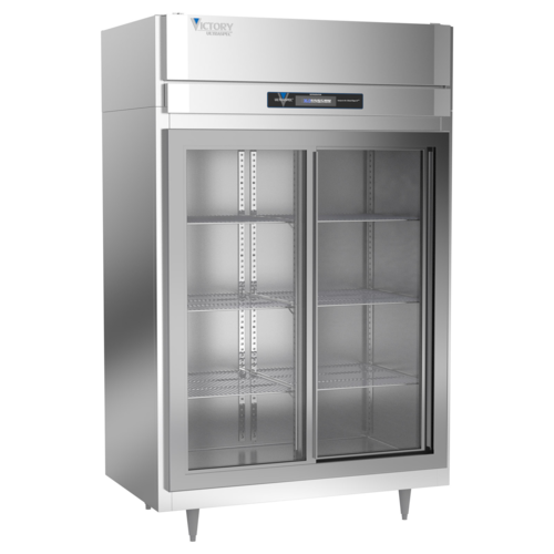 Victory DRSA-2D-S1-LD-HC 52.13" W Two-Section Two Door Reach-In UltraSpec Series Refrigerator Featuring Secure-Temp Technology