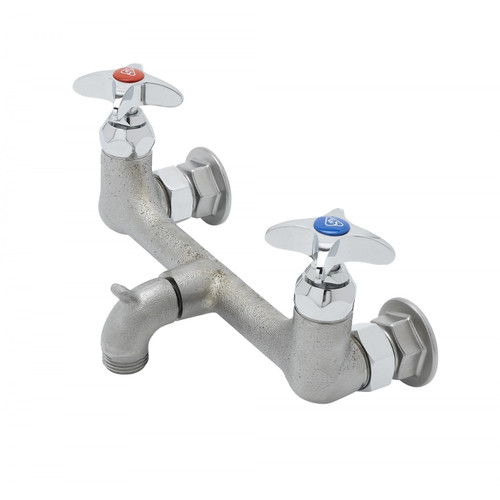 T&S Brass B-2480 Service Sink Faucet splash-mounted 8" centers