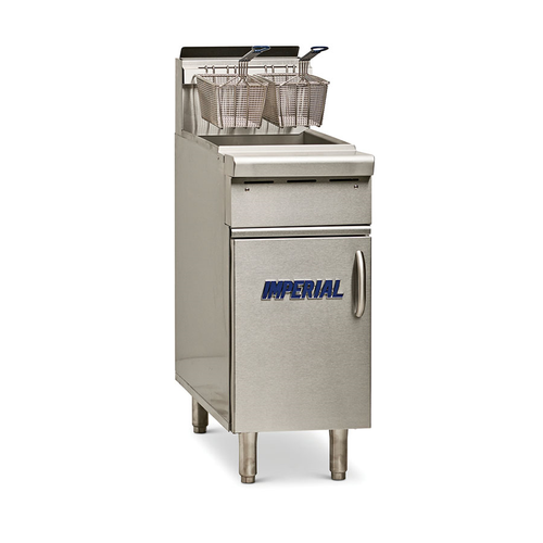 Imperial IHR-F50 Gas 50 lb Spec Series Heavy Duty Range Match Fryer - 140,000 BTU