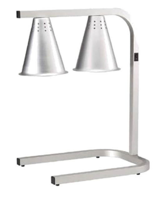 Adcraft HL-2 Aluminum Heat Lamp with 2 Bulbs - 120 Volts 500 Watts