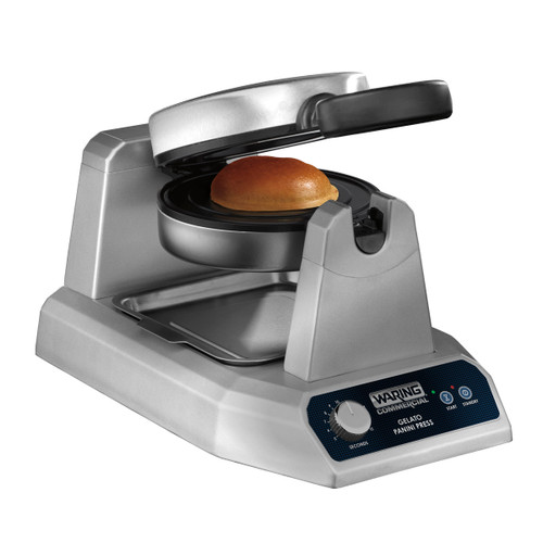 Waring WICSP180 Electric Singe Gelato Panini Press - 120 Volts