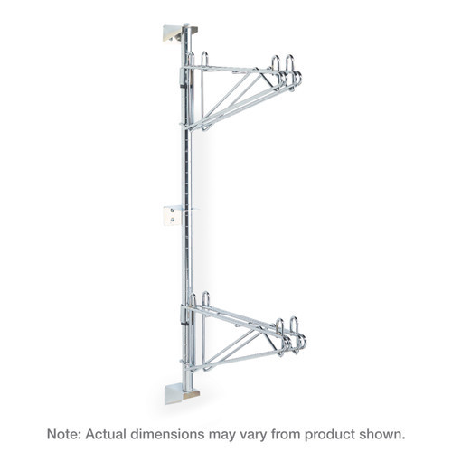 Metro AW55C Super Erecta Wall Mounts 24" Shelf Depth Mid Unit Chrome Plated Finish