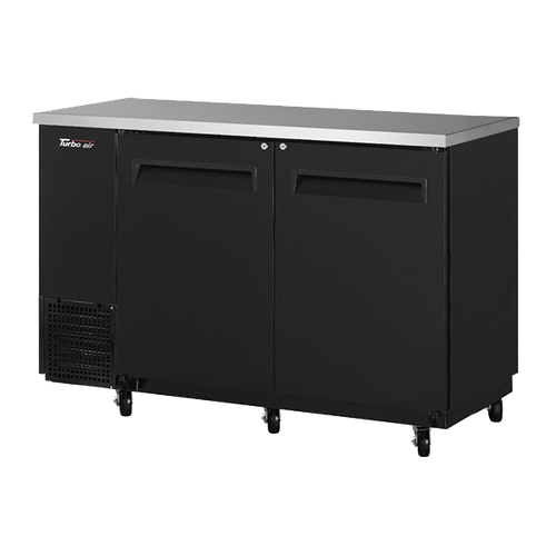 Turbo Air TBB-24-48SB-N6 49.13"W Two-Section Solid Door Back Bar Cooler