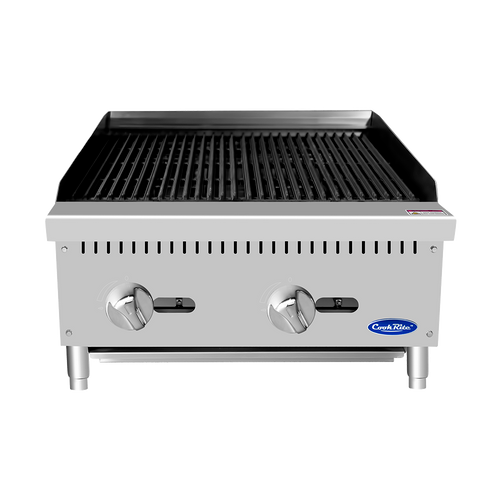 Atosa ATCB-24-LP 24" Liquid Propane Countertop CookRite Charbroiler -70,000 BTU