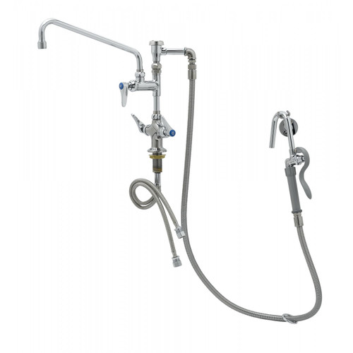 T&S Brass B-0602 Mixing Faucet deck mount single hole add-on-faucet 12"
