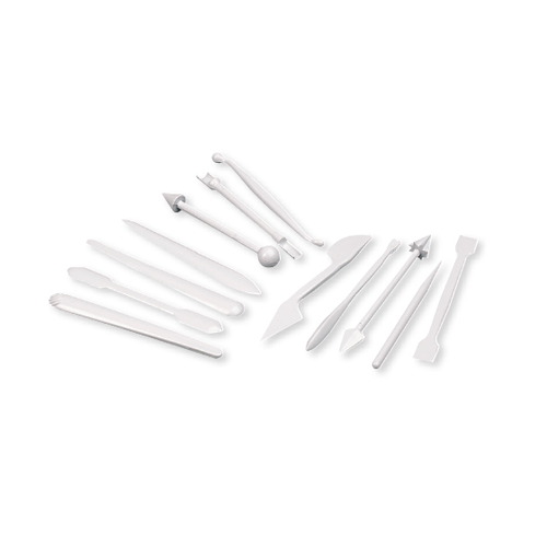 Matfer Bourgeat 421832 Marzipan SculpTing Tool set 5.13" Length Double Ended Tool