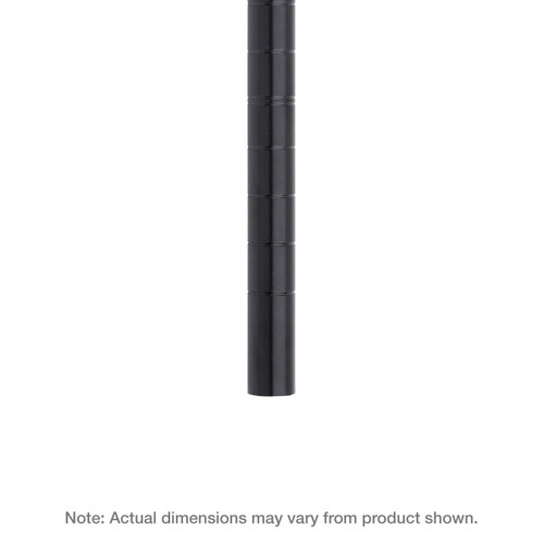 Metro 27Upbl Super Erecta Post 28-1/2â€ Black Finish
