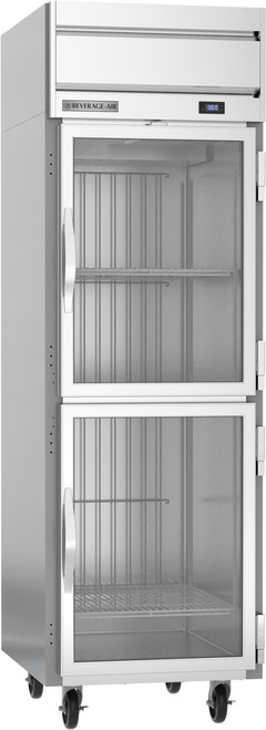 Beverage Air HRS1HC-1HG 26" W One-Section Glass Door Reach-In Horizon Series Refrigerator