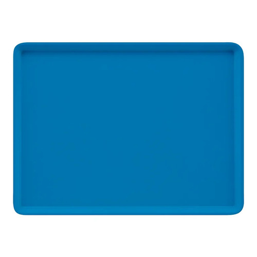 Cambro 16225105 16.5" Blue Rectangle Camtray - 12/Case