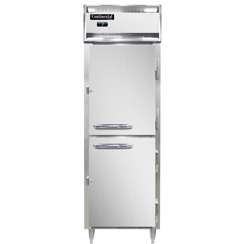 Continental Refrigerator DL1F-HD 26" W One-Section Solid Door Reach-In Designer Line Freezer - 115 Volts