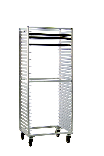 New Age 1330S 69.75"H 30 Bun Pan Rack Side Loading