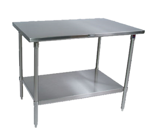 John Boos ST6-3030SSK 30"W x 30"D Stainless Steel Work Table