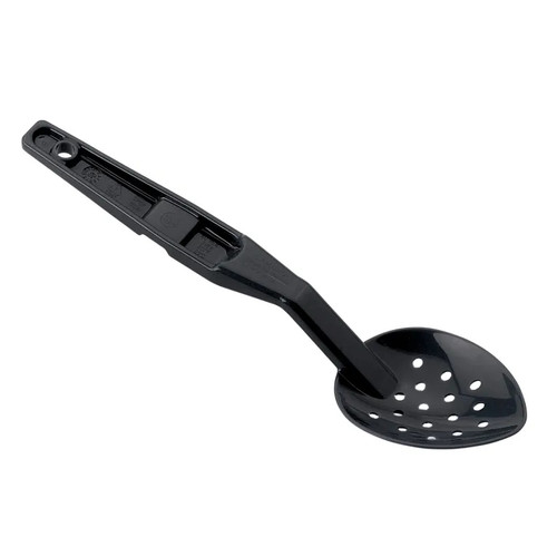 Cambro SPOP11CW110 11" Black Polycarbonate Deli Spoon - 12/Case