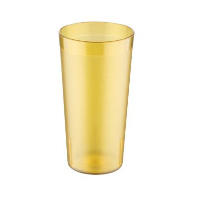 CAC China BVPT-20AM 20 Oz. Amber SAN Plastic Tumbler (2 Dozen Per Case)