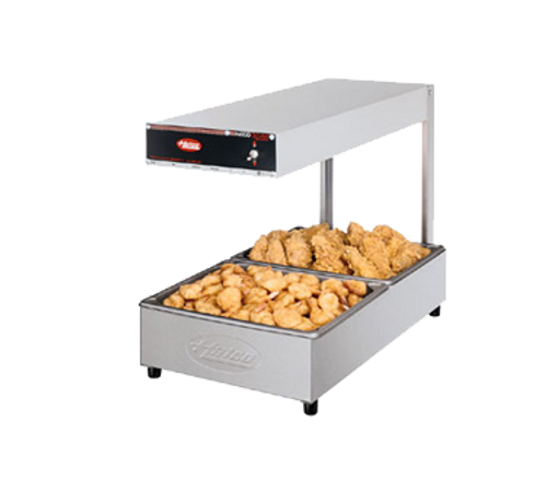 Hatco GRFFL Aluminum Unheated Glo-Ray Display Food Warmer - 120 Volts 620 Watts