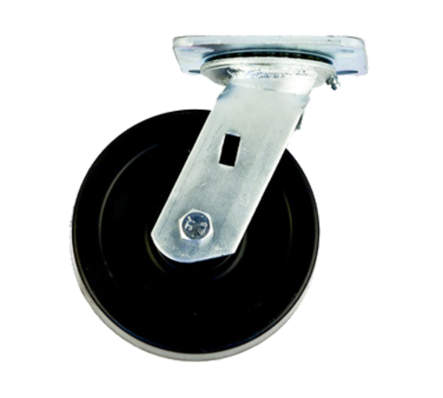 New Age C490 6" Dia Polyolefin Wheel Tread Swivel Plate Caster - 750 Lbs.