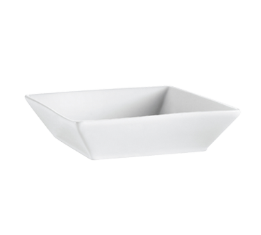 CAC China KSE-B6 15 Oz. Super White Porcelain KingSquare Bowl (2 Dozen Per Case)