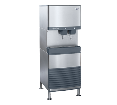 Follett LLC 25FB414W-L Symphony Plus 22.75" W Freestanding Water Cooled Chewblet Ice and Dispenser with Lever- 115 Volts