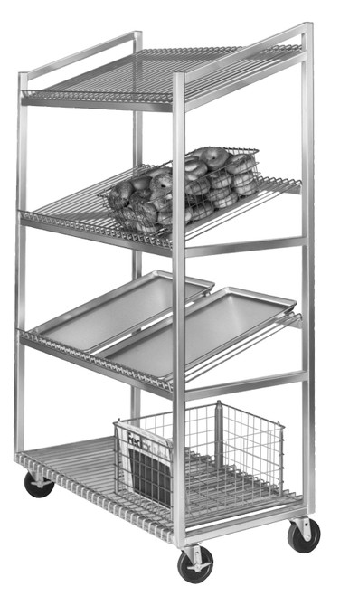 Channel SORT-4 Slanted Display Rack