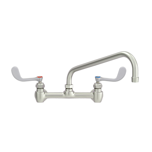 Fisher 61212 6" Stainless Steel Swing Spout Faucet With 8" Centers