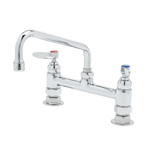 T&S Brass B-0220-060X Pantry Mixing Faucet double deck mount 8"