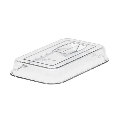 Cambro DCC5135 9-1/4"W Clear Rectangle Plastic Deli Crock Cover - 6/Case
