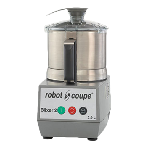 Robot Coupe Blixer2 Food Processor with 2.9 Liter Stainless Steel Bowl and Single Speed - 1 hp