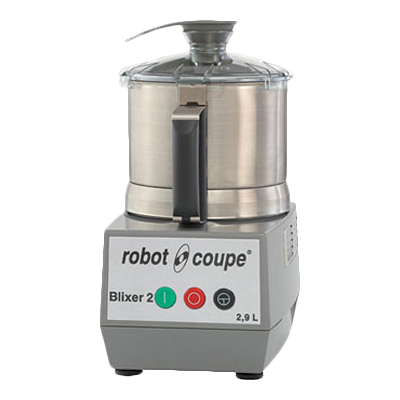 Robot Coupe Blixer2 Food Processor with 2.9 Liter Stainless Steel Bowl and Single Speed - 1 hp
