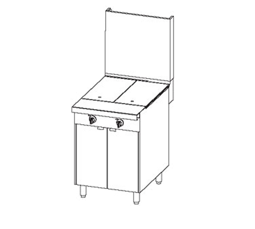 Southbend P24C-HH-LP 24" Liquid Propane Heavy Duty Range - 64,000 BTU