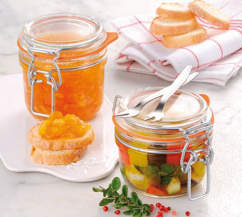 Matfer Bourgeat 532522 5 Oz Glass Appetizer/Jam Jar - 6/Pack