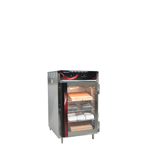 Cres Cor H138NPSCC1MC5Q 25" W Stainless Steel and Aluminum Exterior Pass-Thru Mobile Heated Cabinet - 120 Volts
