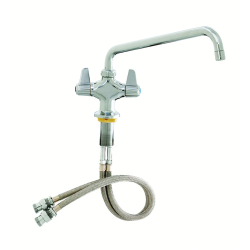 T&S Brass 5F-2SLX10A Equip Faucet deck mount swivel 8-5/16" H