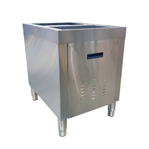 Scotsman IODST30 30" W Stainless Steel Enclosed Cabinet Ice Dispenser Stand For ID200 & ID250 Models