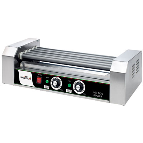 Winco EHDG-5R Spectrum Rollsright Hot Dog Grill With Roller Type - 12 Hot Dogs Capacity