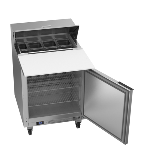 Beverage Air SPE27HC-C 27" W One-Section One Door Sandwich Top Refrigerated Counter