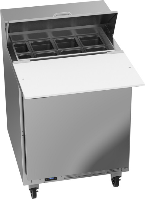 Beverage Air SPE27HC-C 27" W One-Section One Door Sandwich Top Refrigerated Counter