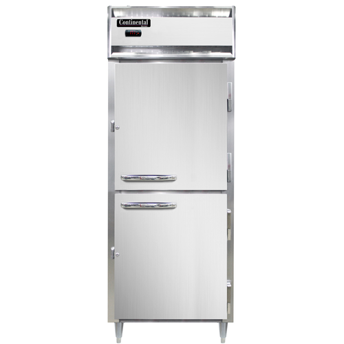 Continental Refrigeration DL1WE-SA-PT-HD Designer Line Heated Cabinet Extra Wide Pass-Thru 28"