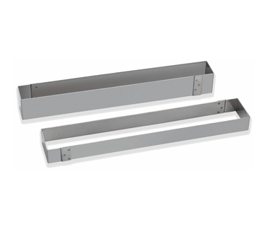 Matfer Bourgeat 371017 14.5"L x 3.5"W x 1.5"H Stainless Steel Rectangle Mousse Frame